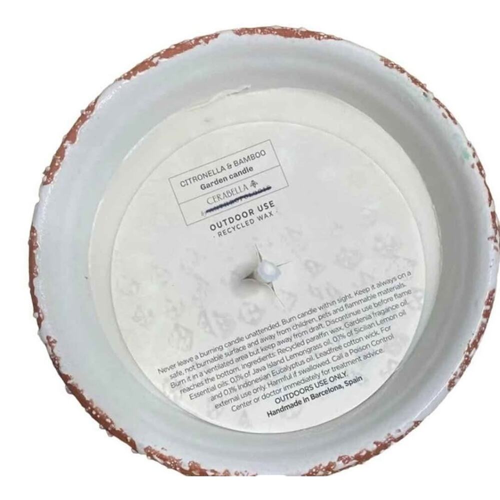 Anthropologie x Cerabella Citronella & Bamboo Garden Candle • MSRP $88 Large New - Picture 2 of 2